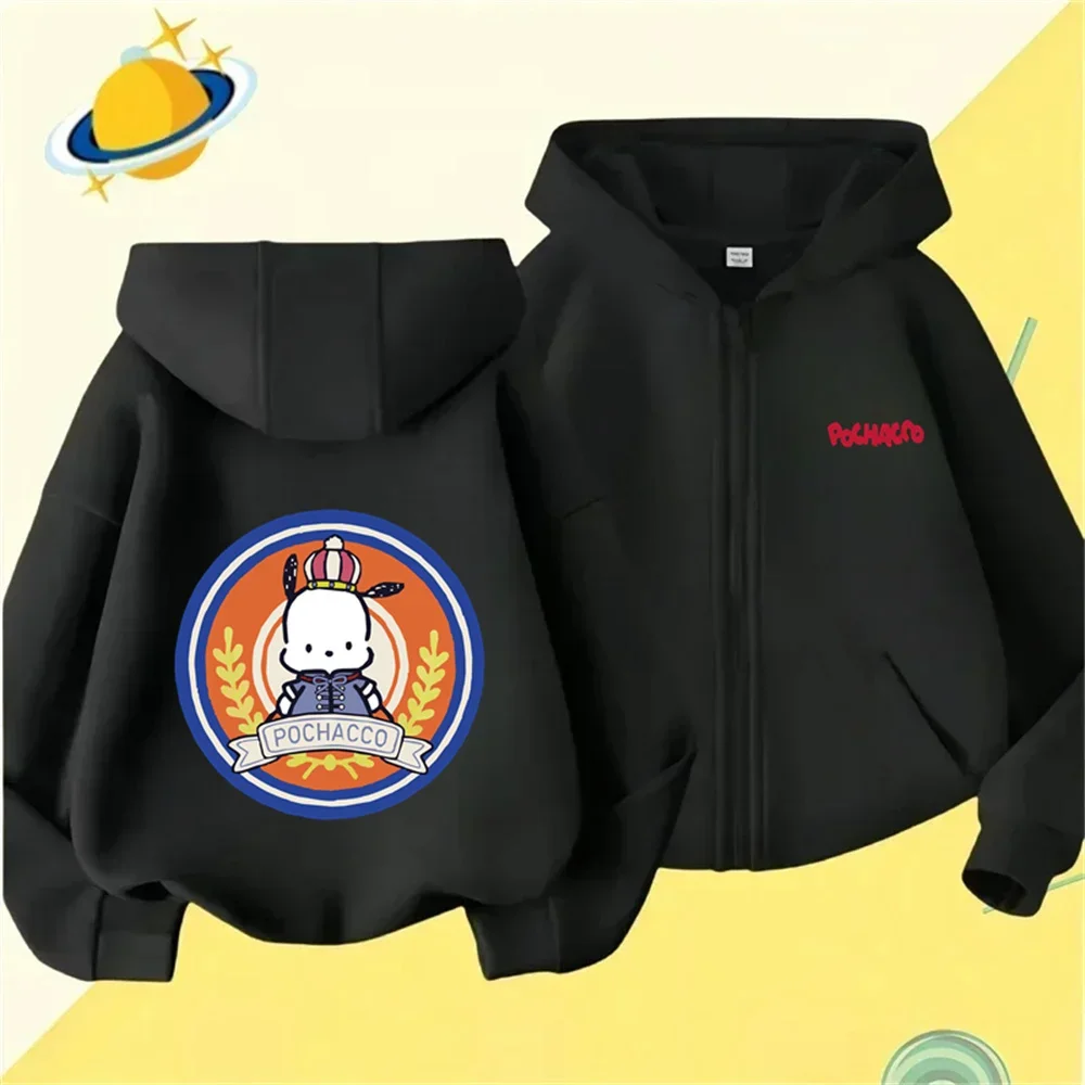 

Pacha Dog Animated Children's Sports Brand Hoodie Boys and Girls Fashion Outdoor Zipper Hoodie Spring Autumn Warm Printed Top