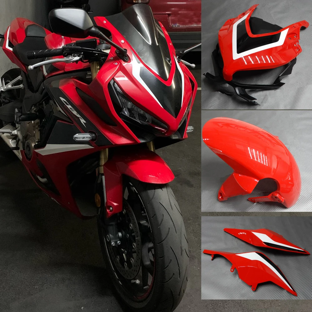 Motorcycle Rear Seat Cowl Side Panel Cover For Honda CBR650R 19 2020 2021 2022 2023 CBR 650 R Front Fender Mudguard Nose Fairing