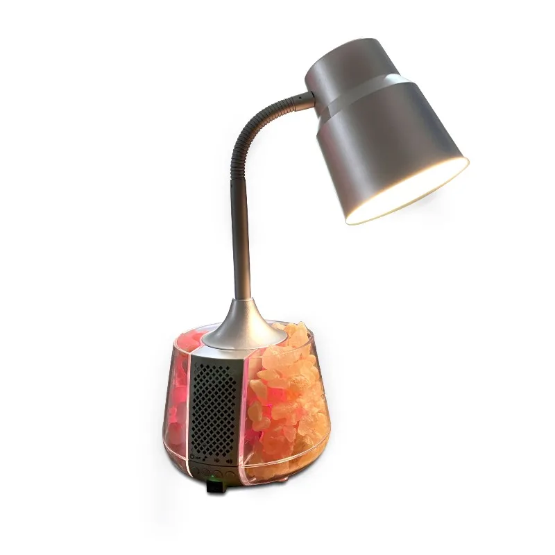 

Home DIY salt lamp colorful night light USB smart desk lamp with white noise audio
