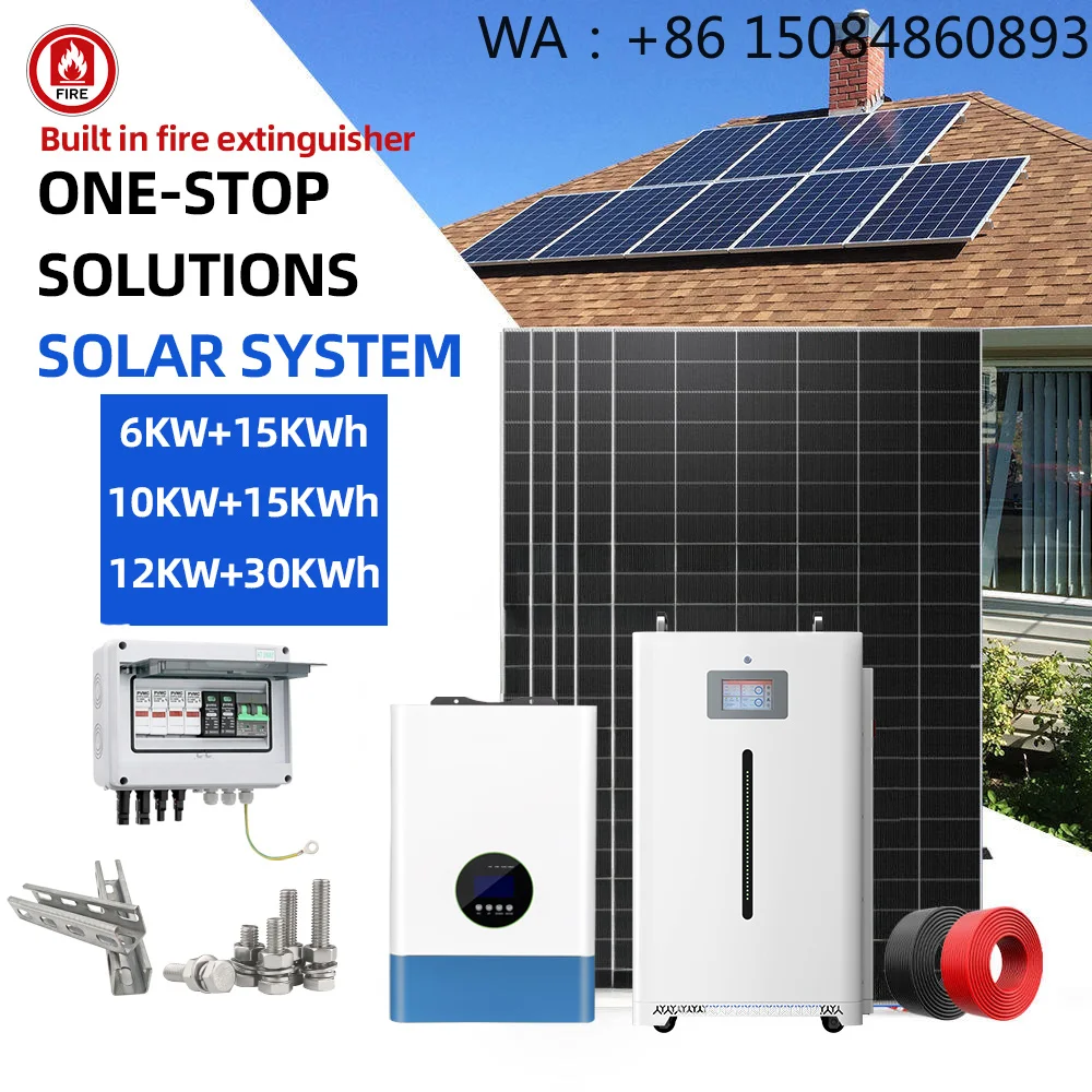 Plug And Play  SystemComplete  Energy System 5KW 15KW Suitable For Home, Complete  Kit With Photovoltaic Panel Sy
