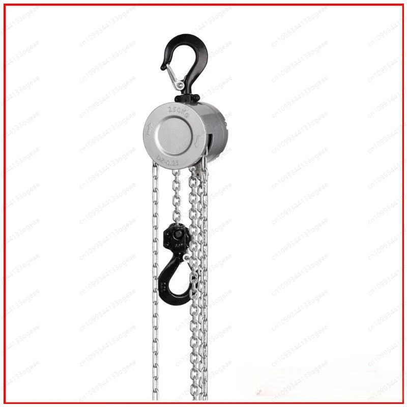 Mini Hand Chain Hoist Hook Mount 0.25/0.5 Ton Capacity 3 Meter Lift  Certificate Portable Manual Lever Block Lifting