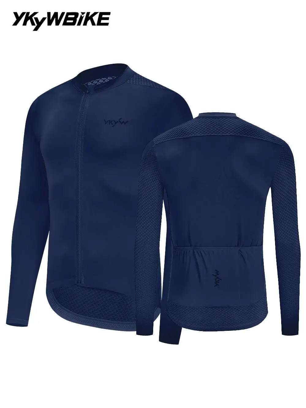 AliExpress YKYWBIKE YKYW 50% off Mens Long Sleeve Cycling Jersey Darkblue Bicycle Shirt Pro Team Riding Clothing Mtb Breathable Road Bike Tops LTGN
