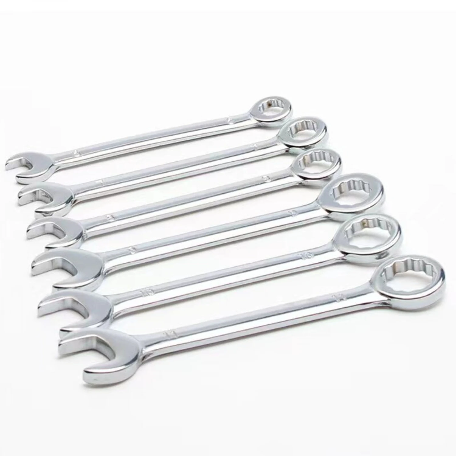 Durable Portable Compact Blue 10-Piece Mini Spanner Set Key Ring Explosion Proof Metric Hand Tools Pocket High-Quality Automotiv