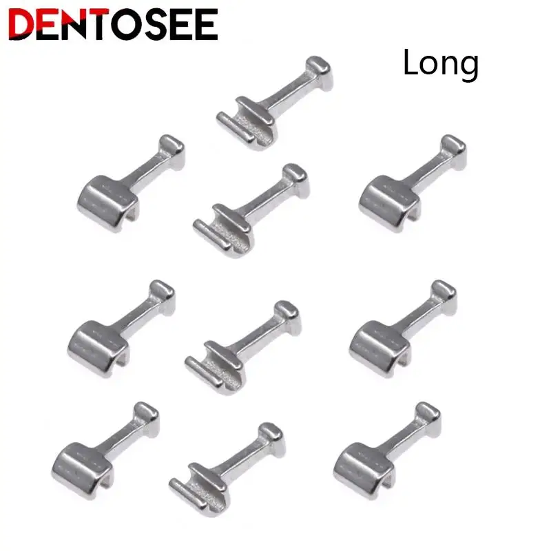 10Pcs/pack of Orthodontic Hook Universal Free Pull Correction Materials Traction Round Lingual Button Tools Oral Hygiene