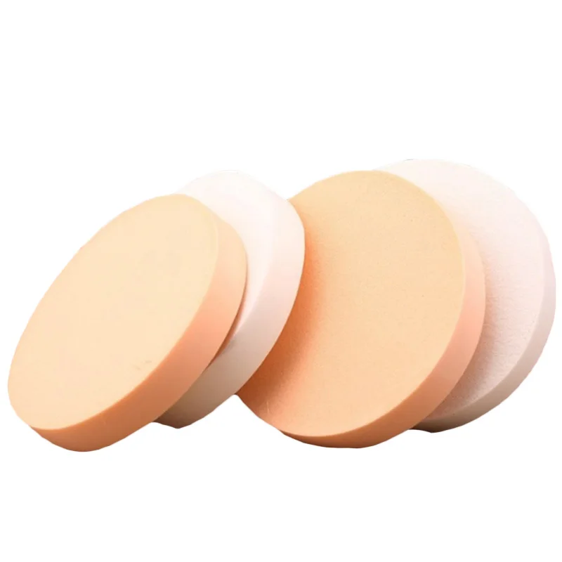 90mm Foundation Sponge Makeup Cleaner Powder Puff  Make Up Set Round Cosmetics for Face Care Beauty Wet Powder Puff