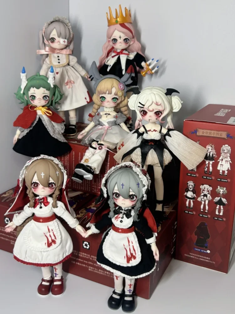 

Nyssa Bizarre Nightmare Series 1/12bjd Готический стиль Аниме Фигурка Слепая коробка Игрушки Kawaii Сюрприз Mystery Box Куклы