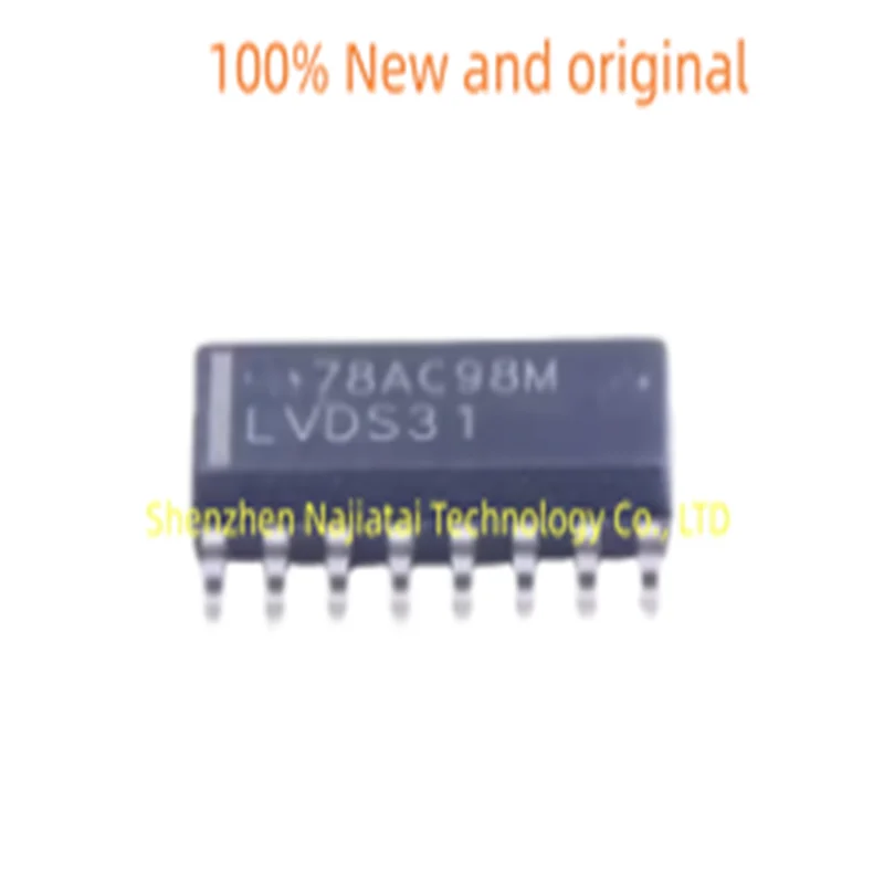 

10PCS/LOT 100% New Original SN65LVDS31DR SN65 LVDS31DR SN65 LVDS31 DR SOP16 IC Chip