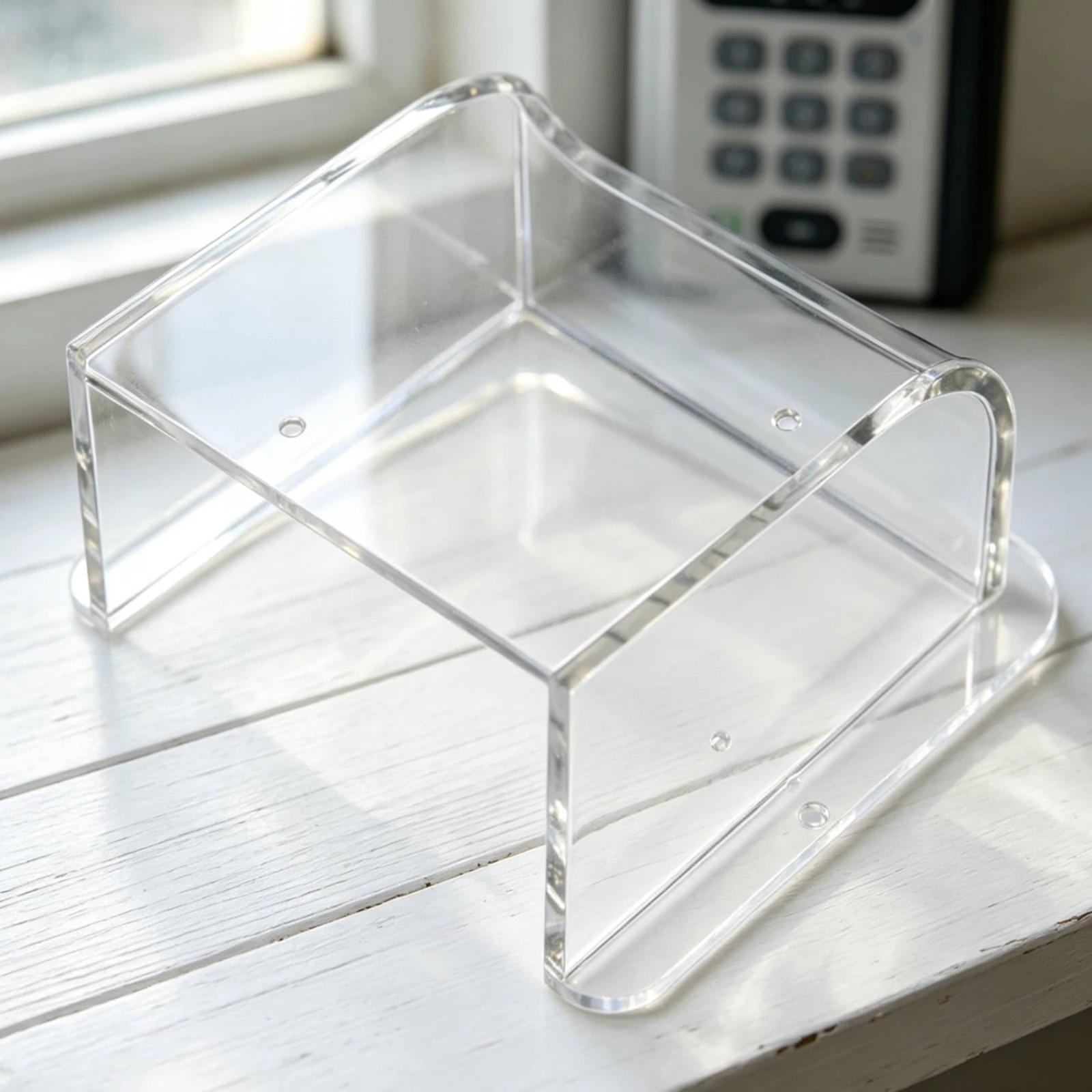 Transparent Access Control Cover Easy to Install Hooded Keypad Rain Cover Attendance Device Sun Guard Long-Lasting Sturdy