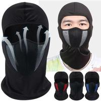 Breathable Motorcycle Balaclava Full Face Mask Hat Cycling Sports Dustproof Windproof Scarf Headgear Men Women Neck Face Tubes