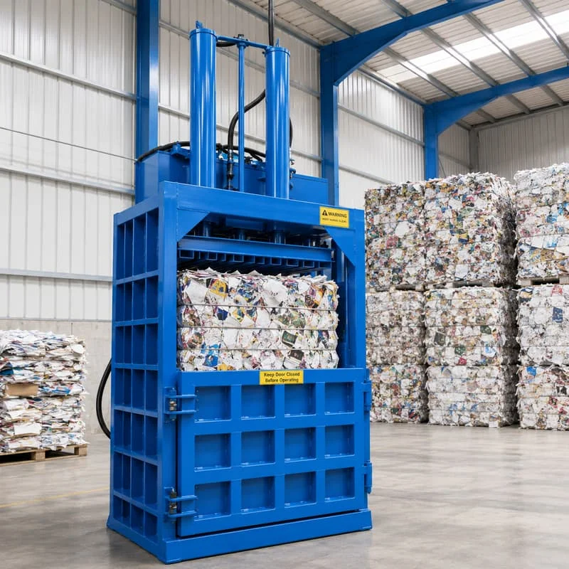 Cardboard Plastic Textiles Vertical Baling Press Stable Customized Industrial Baler Machine 8T To 120T Waste Paper Baler