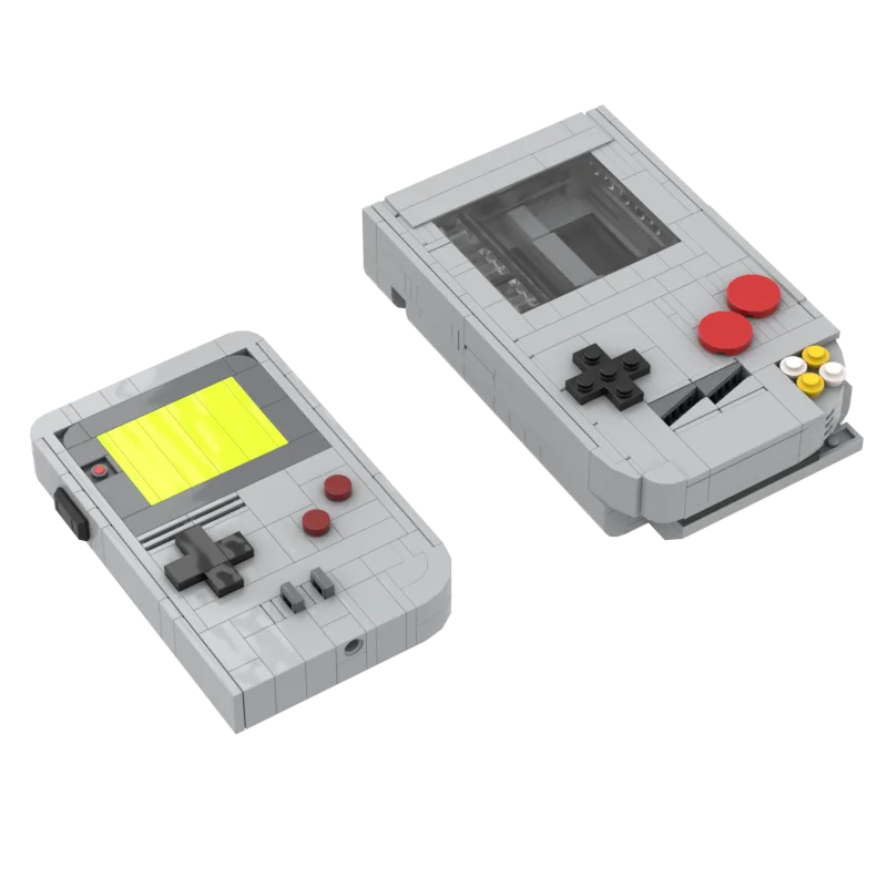 

Handheld Game Console Machine Building Blocks Games Console MOC DIY Bricks NES Model Gift Toy（parts pack electronic manual