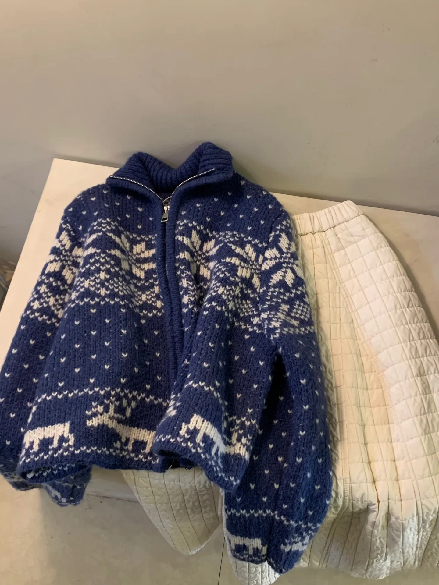 

Thi вязаный свитер Cisas Island с высоким воротником, женский повседневный мягкий длинный све, теплое пальто на молнии