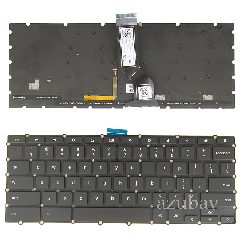 Imagem -01 - Teclado para Notebook para Acer Chromebook Eua C910 Cb3431 Cb3531 Cb3-532 Cb3-532 Cb5-571 A18351 Pk132bj1a00 Dlm15c9 Dlm15c93usj6981 teclado para notebook para acer chromebook eua c910 cb3431 cb3531 cb3 532 cb3 532 cb5 571 a18351 pk132bj1a00 dlm15c9 dlm15c93usj6981 01