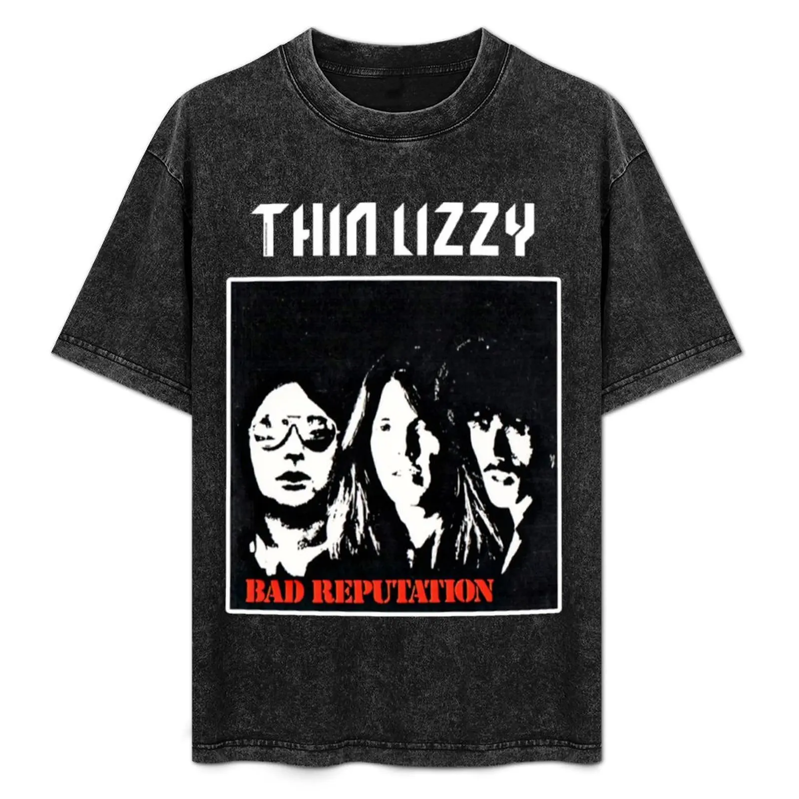 Camiseta Thin Lizzy Bad Reputation, informal, para todo tipo de clima, manga corta
