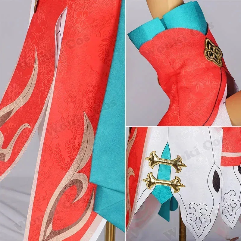 Guinaifen Косплей Костюм Парик Конский Хвост Волосы Star Rail Костюмы Gui Nai Fen Косплей Платье Сапоги Обувь для Женщин Праздничные Наряды