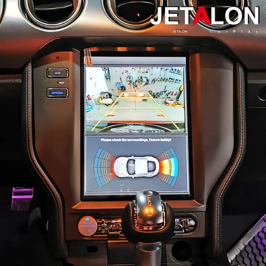 For Ford Mustang 2015-2021 9.7 Inch Touch Screen Android 15 Car Head Unit GPS Wireless Carplay Stereo Multimedia Video Player