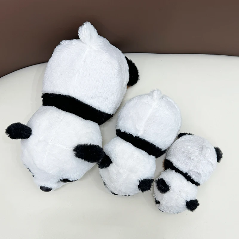 Mengubah mainan Panda Flip hewan lucu Panda merah boneka mewah 2-in-1 Flip perubahan rakun bantal lembut hadiah anak-anak