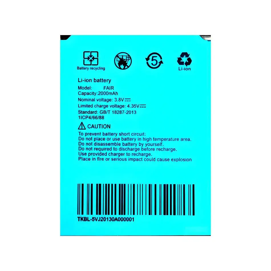 FAIR Mobile Phone Battery For Umidigi Umi Fair Replacement Batteries