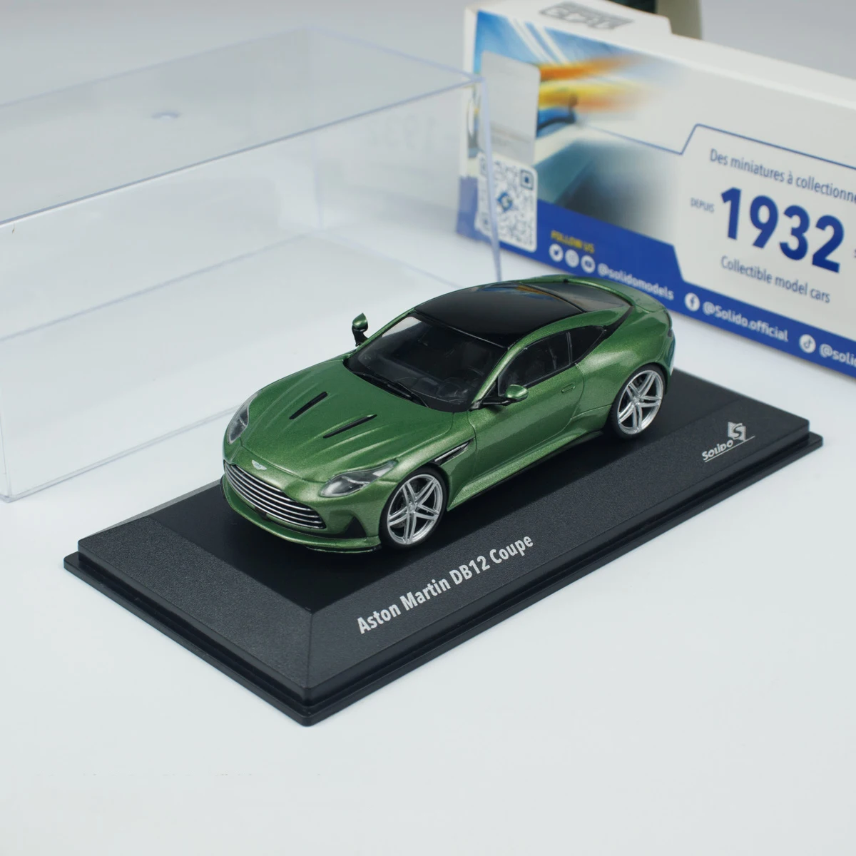 

Solido 1:43 Aston Martin DB12 2023 Alloy Car Model Ornament
