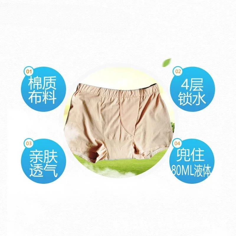 Customizable incontinence care underwear, middle-aged and elderly incontinence pants