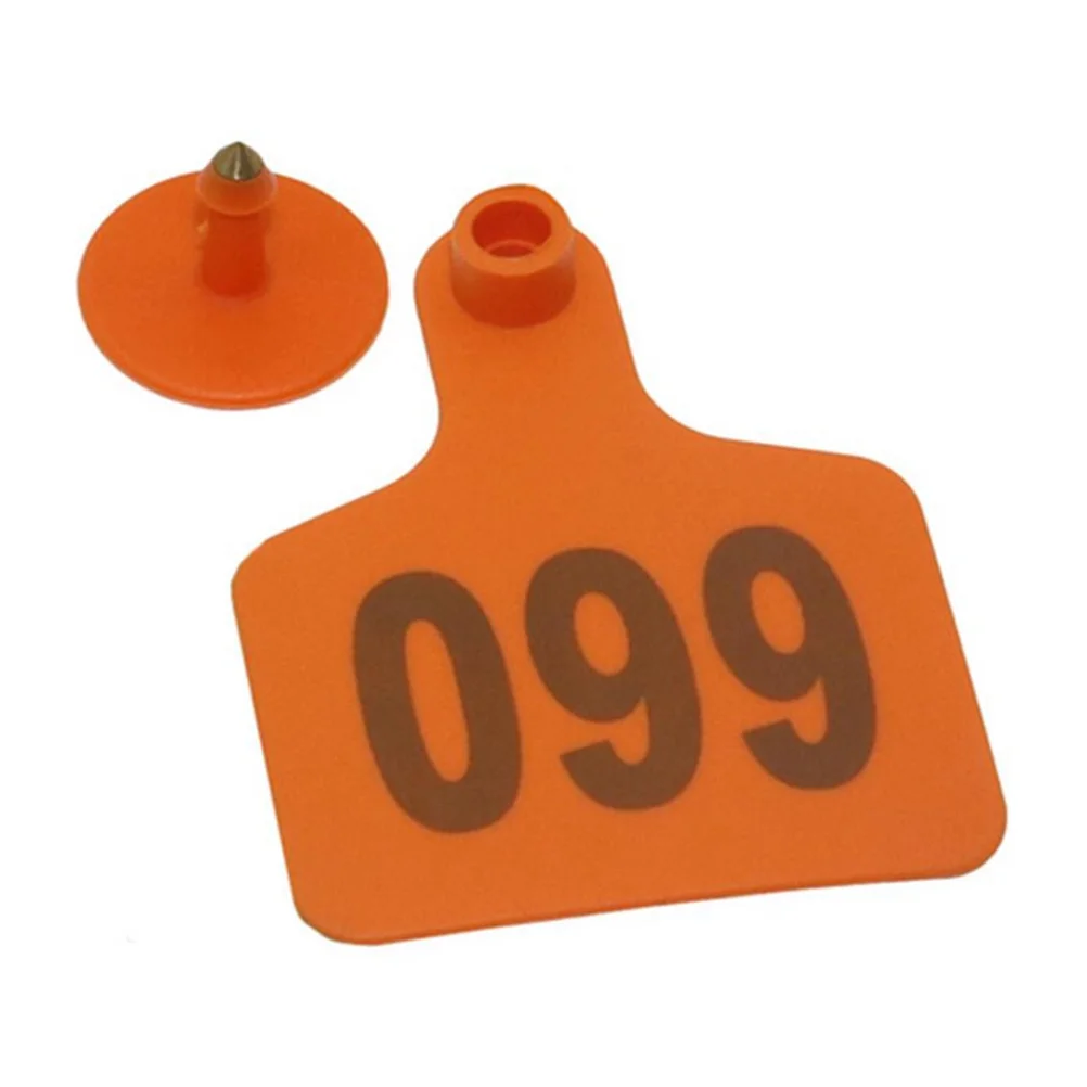 100 قطعة الماشية خنزير الماعز خنزير مزرعة الحيوانات تحديد وسم أداة الماشية البرتقال الماشية العلامات الحيوان العلامات