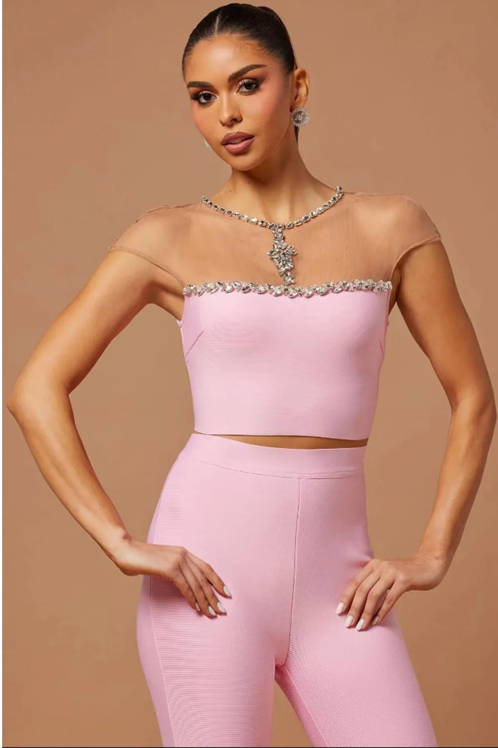 Vestido de traje para mujer, Mono de diamantes de imitación, vestido de noche Formal, vestido especial para vacaciones, vestido de fiesta, conjunto de vestido de cumpleaños de boda, nuevo