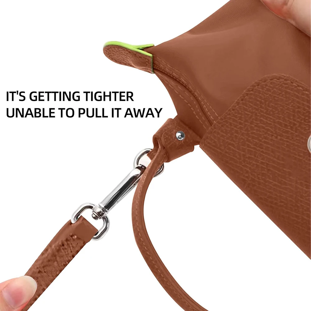 مجموعة أحزمة حقيبة بديلة لملحقات أشرطة حقيبة الكتف Longchamp Crossbody القابلة للتعديل وخالية من اللكمات
