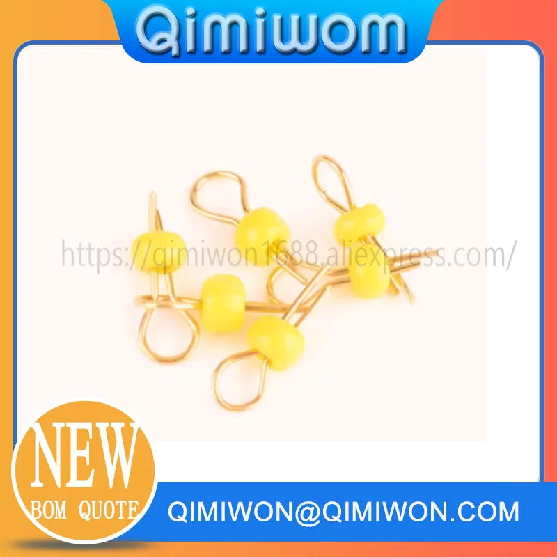 50PCS PCB test point test point ceramic copper gold-plated probe cylindrical test ring bead circuit board test