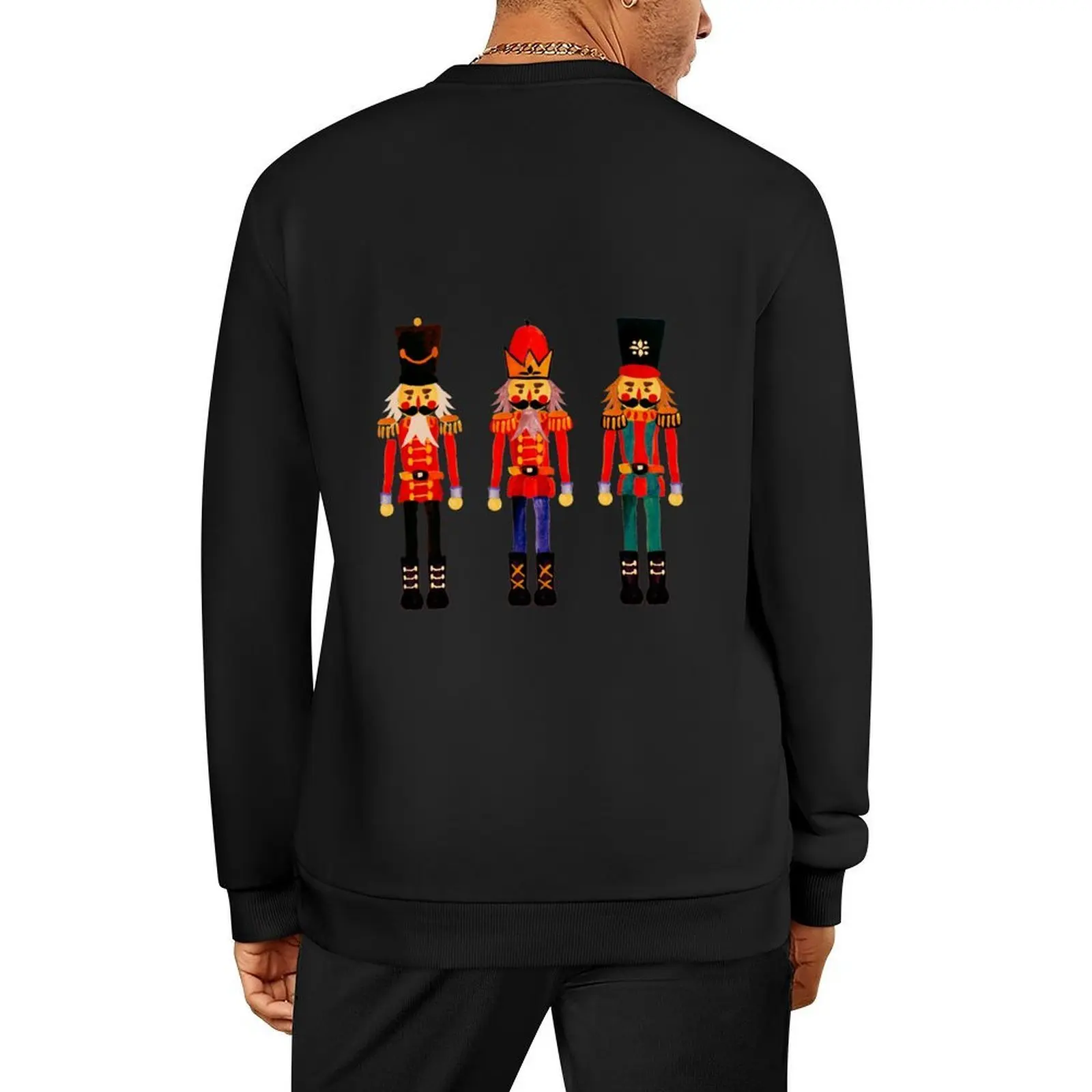 

Holiday Nutcracker Pullover men's sweat-shirt set men clothing anime clothes men's clothes hoody
