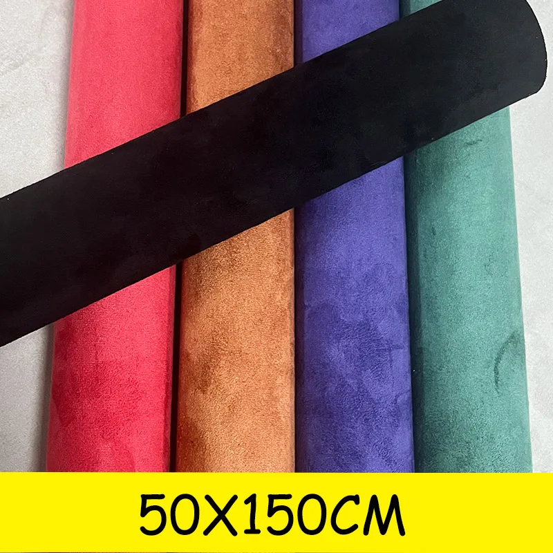 

Self Adhesive Suede Leather Black Suede Handicraft Vehicle Door Panel Roof Alcantara AB-pillar Center Console Decoration