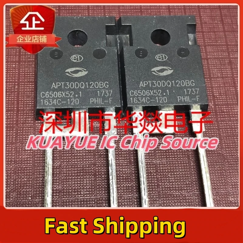 10PCS-30PCS   APT30DQ120BG   TO-247  30A  1200V   Quality Fast Shipping  In Stock
