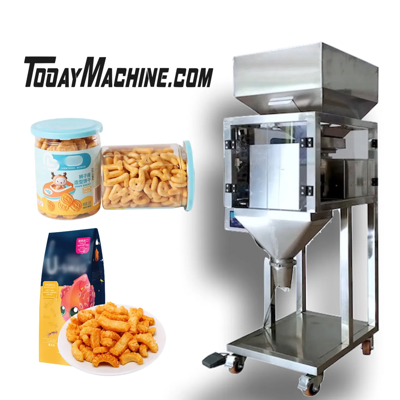 Four-Head Linear Scale Weighing Filling Machine