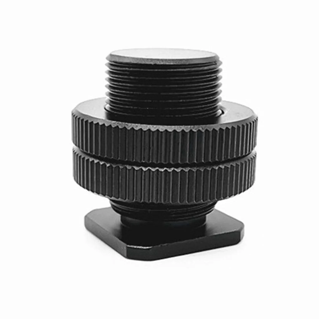 3/8 1/4 5/8 Single Dual Nut Stativplatte zum Blinken Kalter Blitzschuh-Schraubenadapter für GoPro 13 Insta360 X4 Light Stativ-Mikrofonhalter – Detail 11
