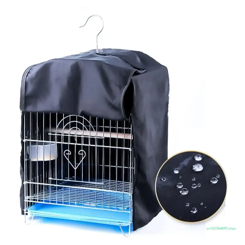 Bird Cage Shade Cover Blackout Shields Birdcage Light Covers for Parakeets Lovebirds Budgies Finches Square Cage