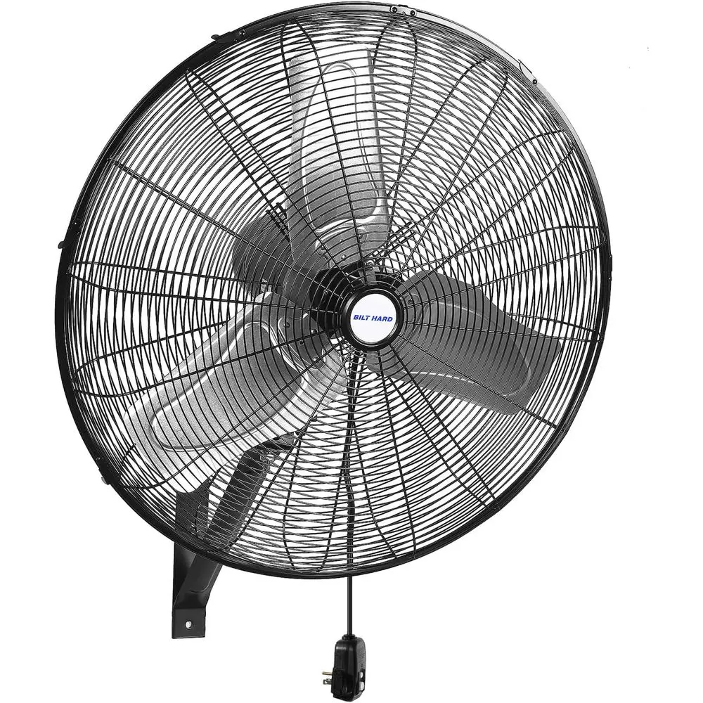 

24 Inch Oscillating Outdoor Wall Fan, 6300 CFM 3-Speed, Heavy Duty, Waterproof for Patio, Commercial, Industrial, Warehouse, UL