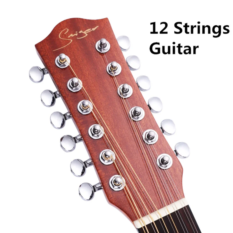 

Guitar Acoustic Electric Guitars Steel-String Spruce D-Body Guitarra 12 Strings Folk Pop Cutaway High-gloss Install Pickup