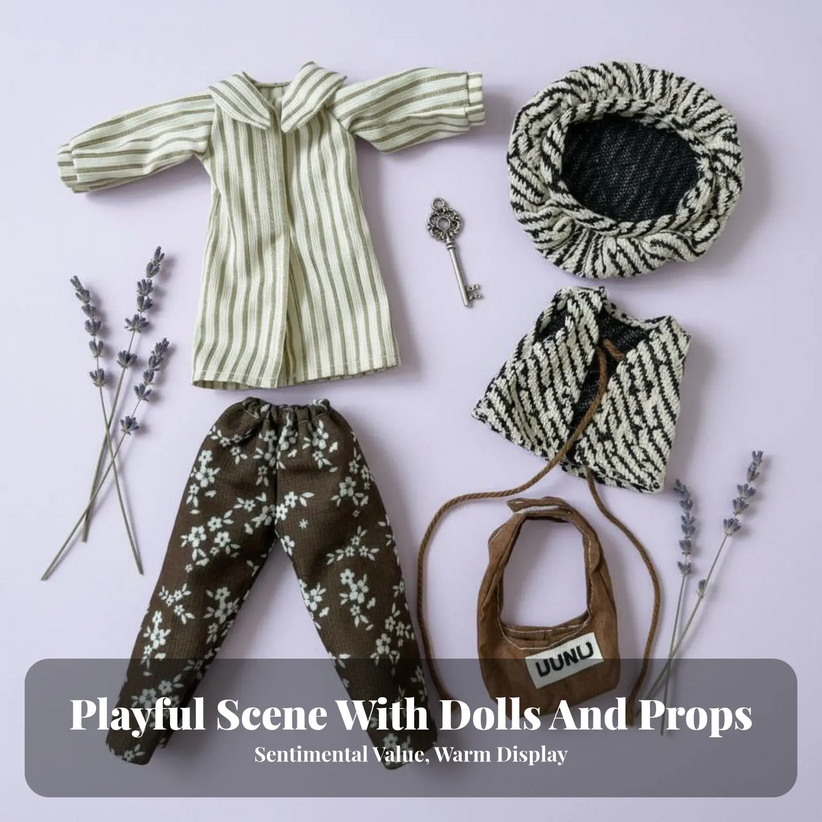 

30cm Doll Clothes Set Fashionable Design BJD Doll Clothes Detailed Craftsmanship Miniature Fashion Set for Hobbyists