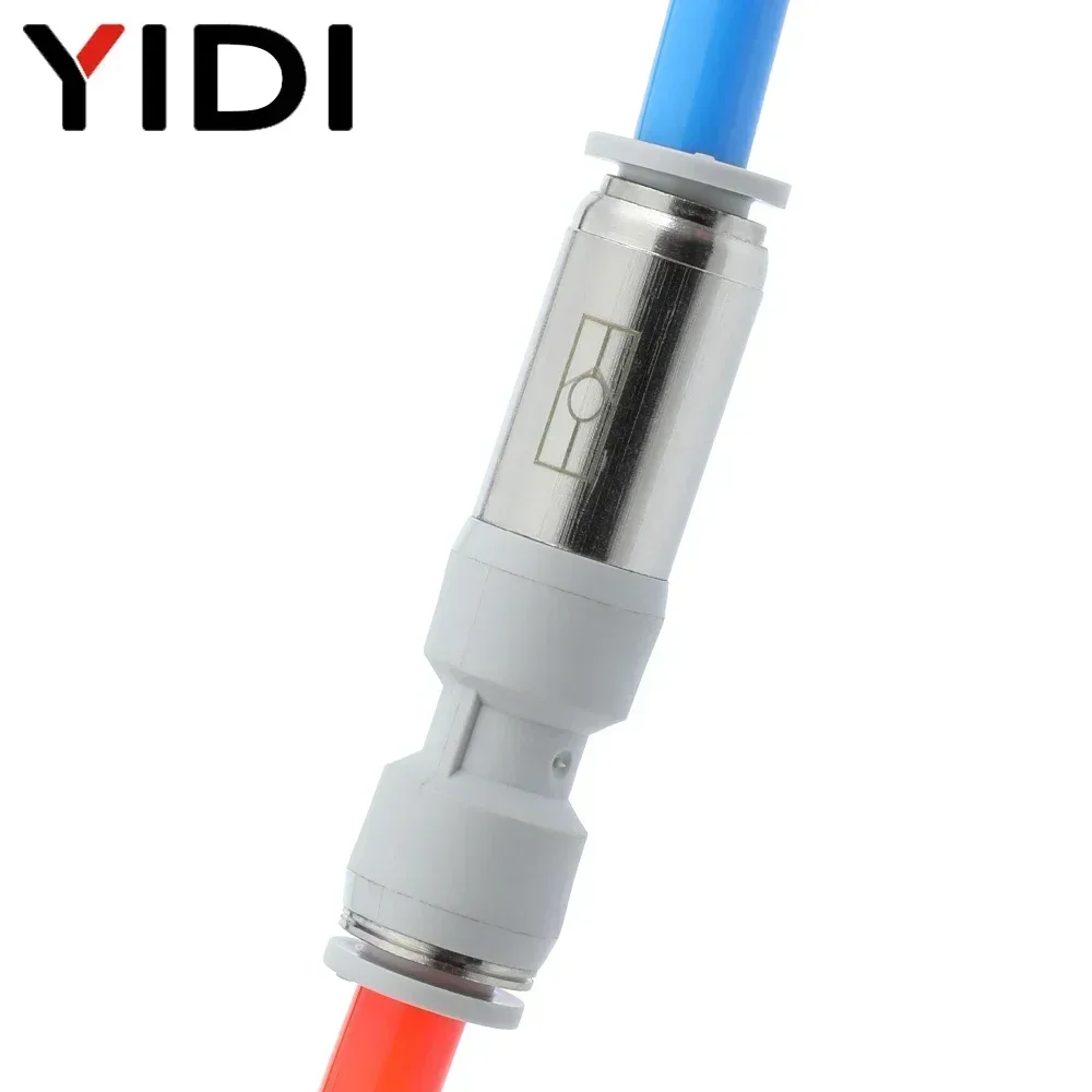 1/5/10 pz connessione pneumatica valvola di ritegno tubo dell'aria tubo di Non ritorno raccordo rapido raccordi 1/2 1/8 6mm 8mm 10mm 12mm