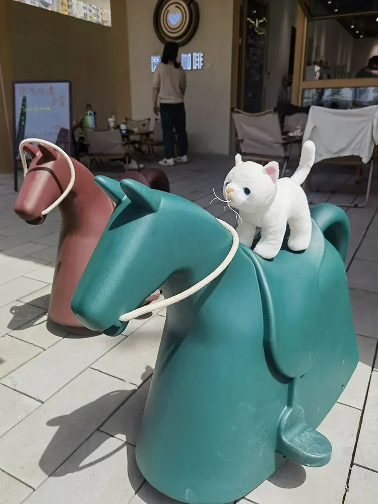 Creative Rocking Chair, Animal Stool Decor,Cartoon Toys,Small Horse Chairs,Living Room Toy Stools, Customized Furniture