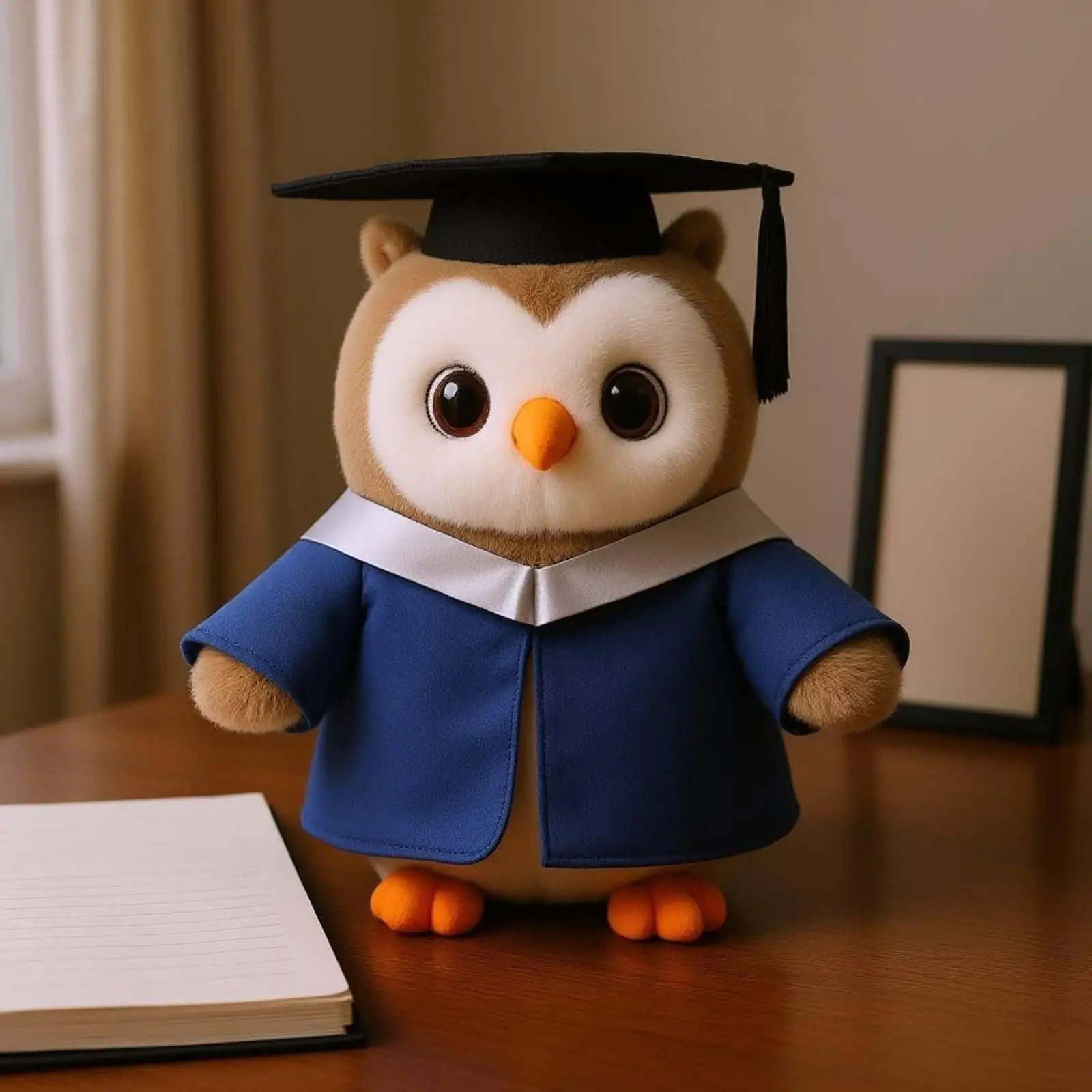 Graduation Stuffed Animals 2025 Academic Robe Plush Doll Owl Plush Decoration for Students Gift