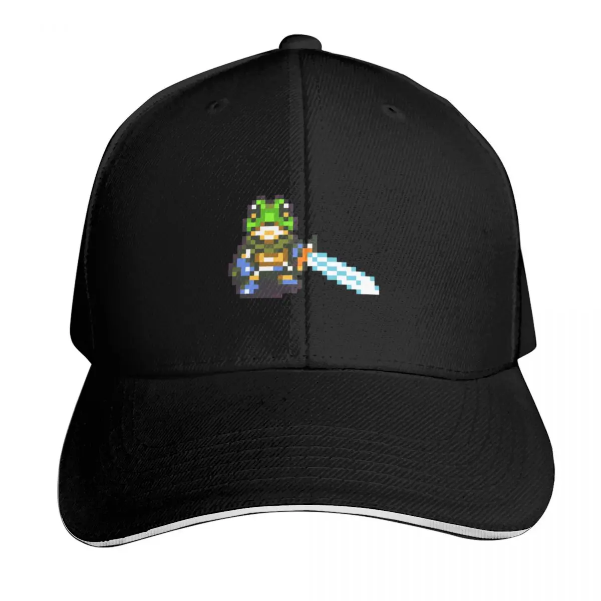 Fighting Frog Sprite Baseball Cap Quick Dry Performance Cotton Twill Breathable Contrast Two Tone Brim
