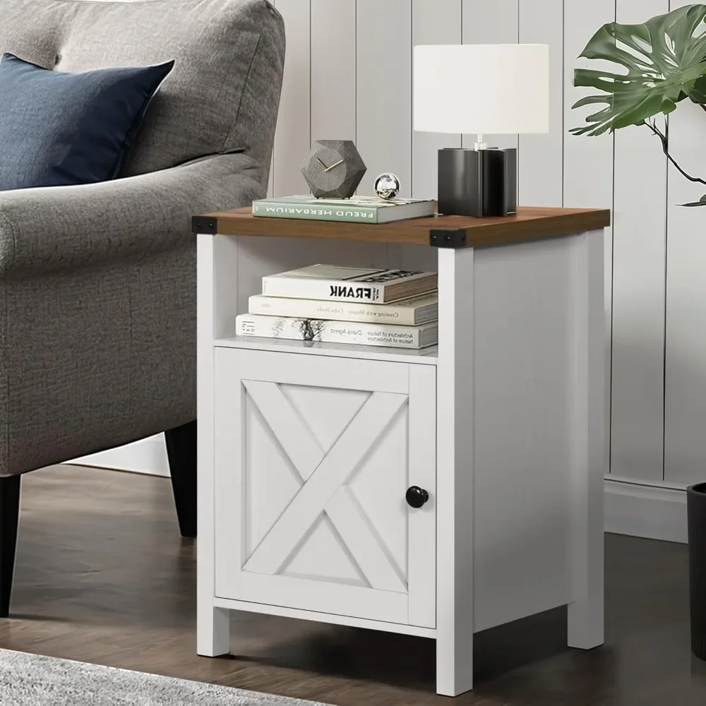 Farmhouse Nightstand Set 6