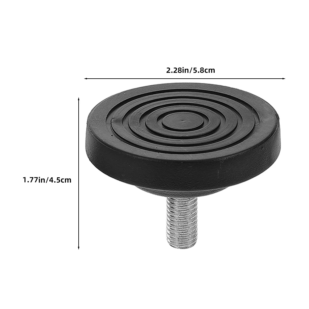 4pcs Anti-Slip Support Pads Rubber Feet Leveling For Treadmill Bike Furniture Vibration Reduction Floor Protection Adjustable