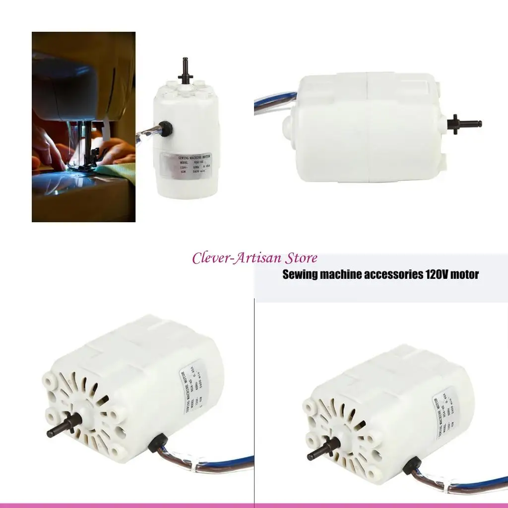 

E06B 120V 5400RPM Electric Sewing Machine Motor 45W Sewing Motor Replacememts
