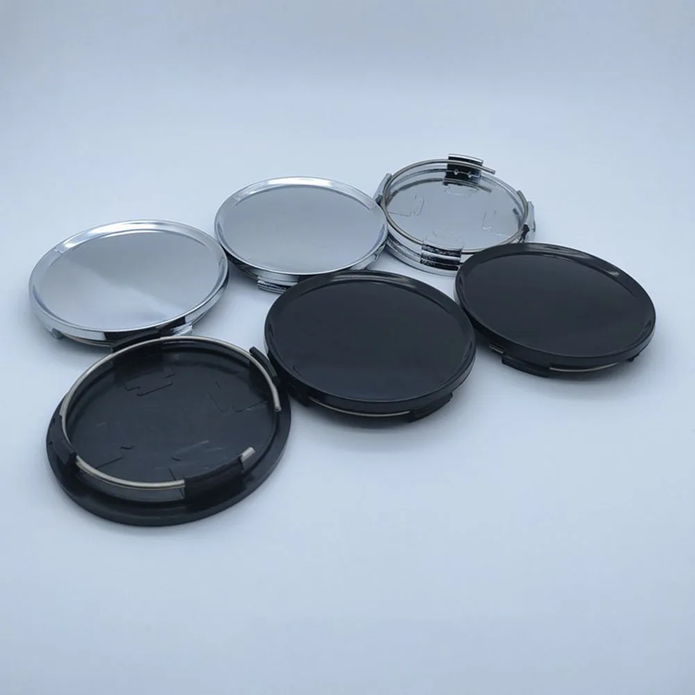 63mm Proof Stylish Wheel Hub Center Cap ABS Plastic Black And Silver Car Wheel Center Cap For 2M51-1000-AA 3367 3530