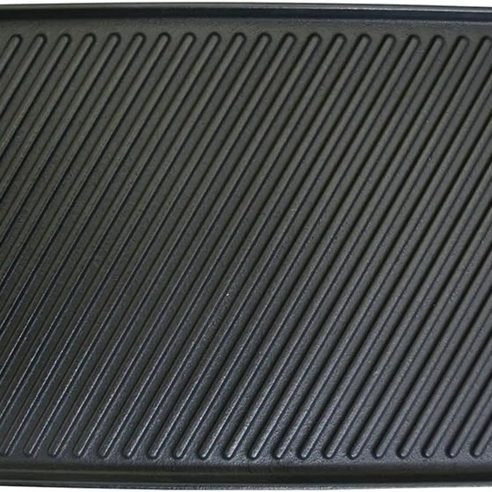 

Reversible Cast Iron Grill Plate for Classic, Stelvio, Zermatt & Eiger Raclette Models - Ideal for Indoor Grilling, BBQ, and Gri