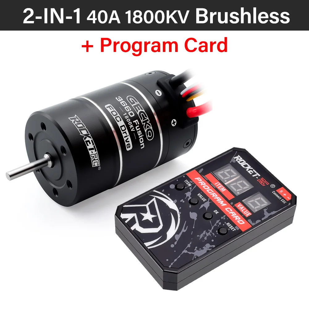SURPASS HOBBY ブラシレスセンサー付きシステム 2IN1 1800KV モーター