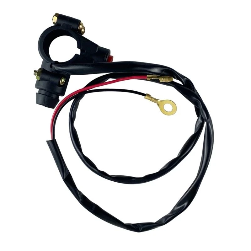 For Motorbike Cut Off Emergency Engine Stop Switch with Tether Lanyard Cord