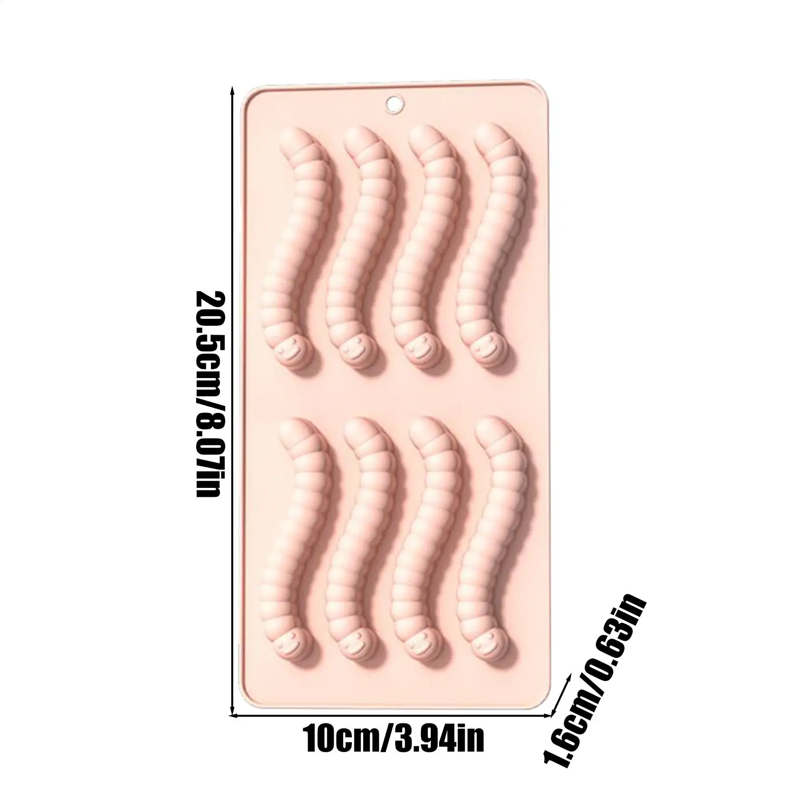 قوالب السيليكون لدودة الحلوى قوالب فندان الحلوى مقلاة خبز الغذاء الصف لوازم الخبز للمنزل المطبخ عيد ميلاد عيد الهالوين #6