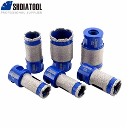 SHDIATOOL-brocas para taladro de diamante, 2 piezas, 20/25/35/50/68/75mm, para dar forma, pulir, agrandar agujeros cónicos